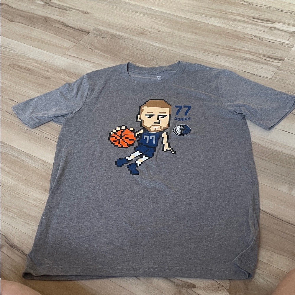 NBA Gray Graphic Tee Luca Doncic